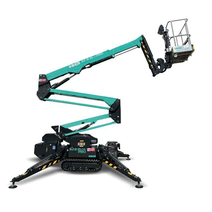 IMER IM R 49 / 15 DA Pro double articulated tracked spider lift