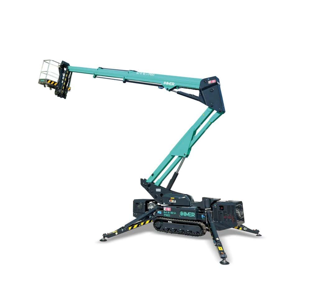 IM R 57 / 18 SA Pro at full working height on a white background
